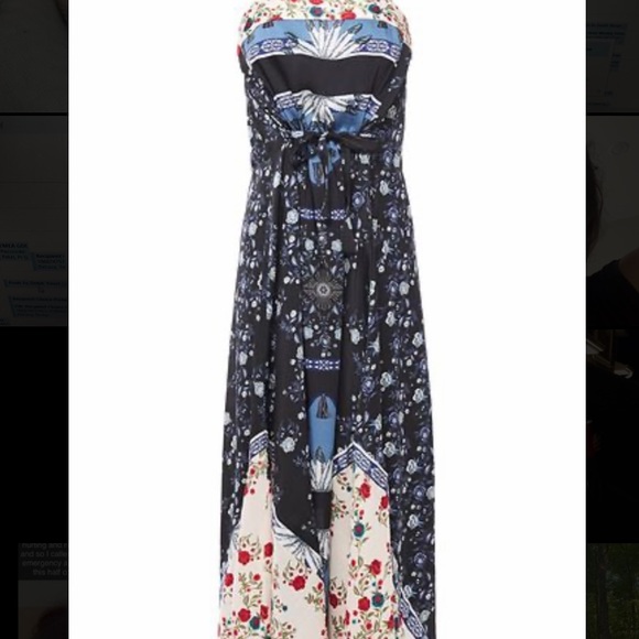 Sandro silk print midi dress - Picture 8 of 8